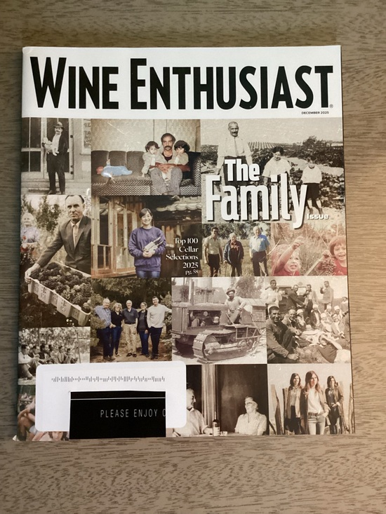 Fashion Magazine Other - Wine Enthusiast Magazine December 2025 Issue